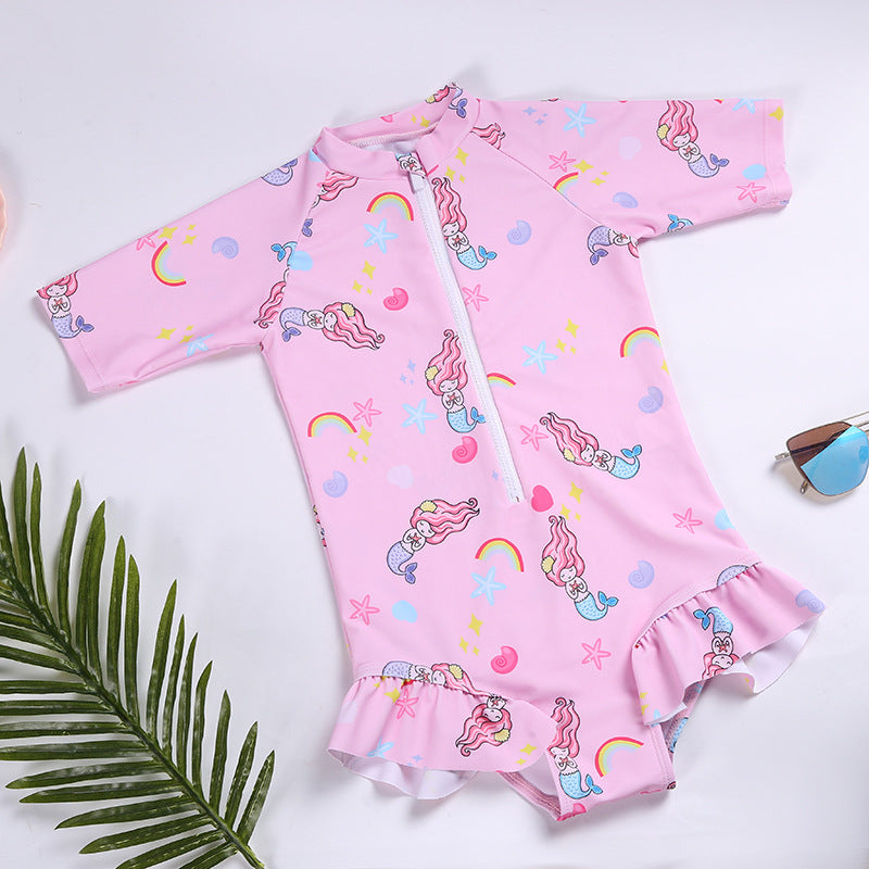Girls' One-Piece Swimsuit (3)