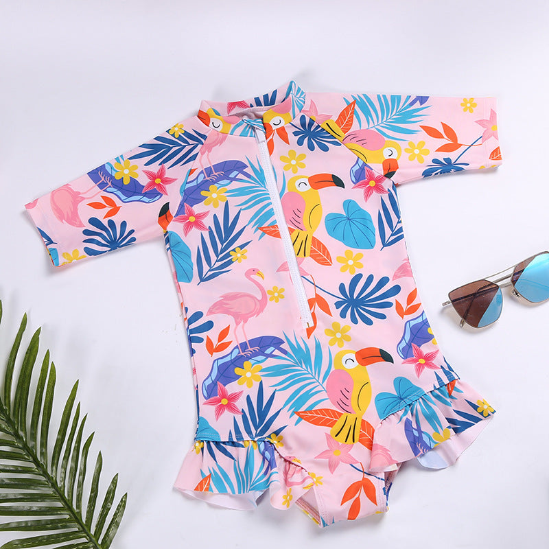 Girls' One-Piece Swimsuit (3)
