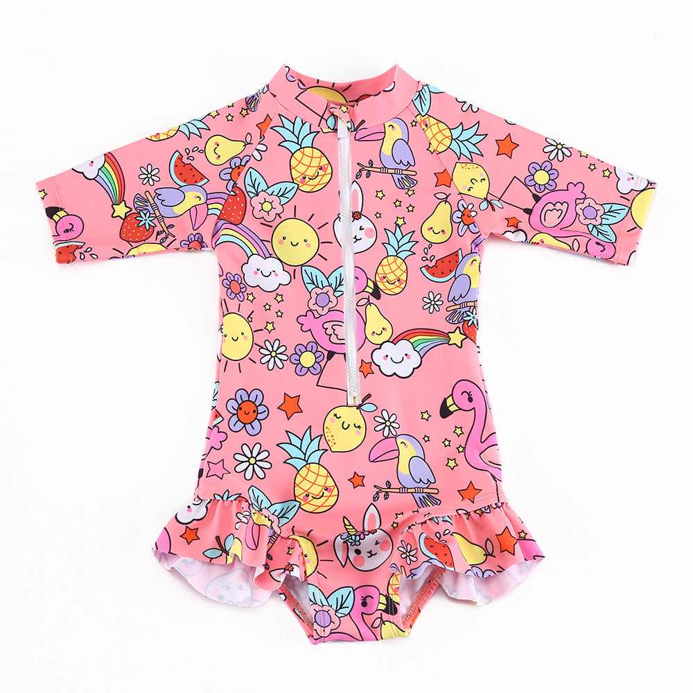 Girls' One-Piece Swimsuit (3)