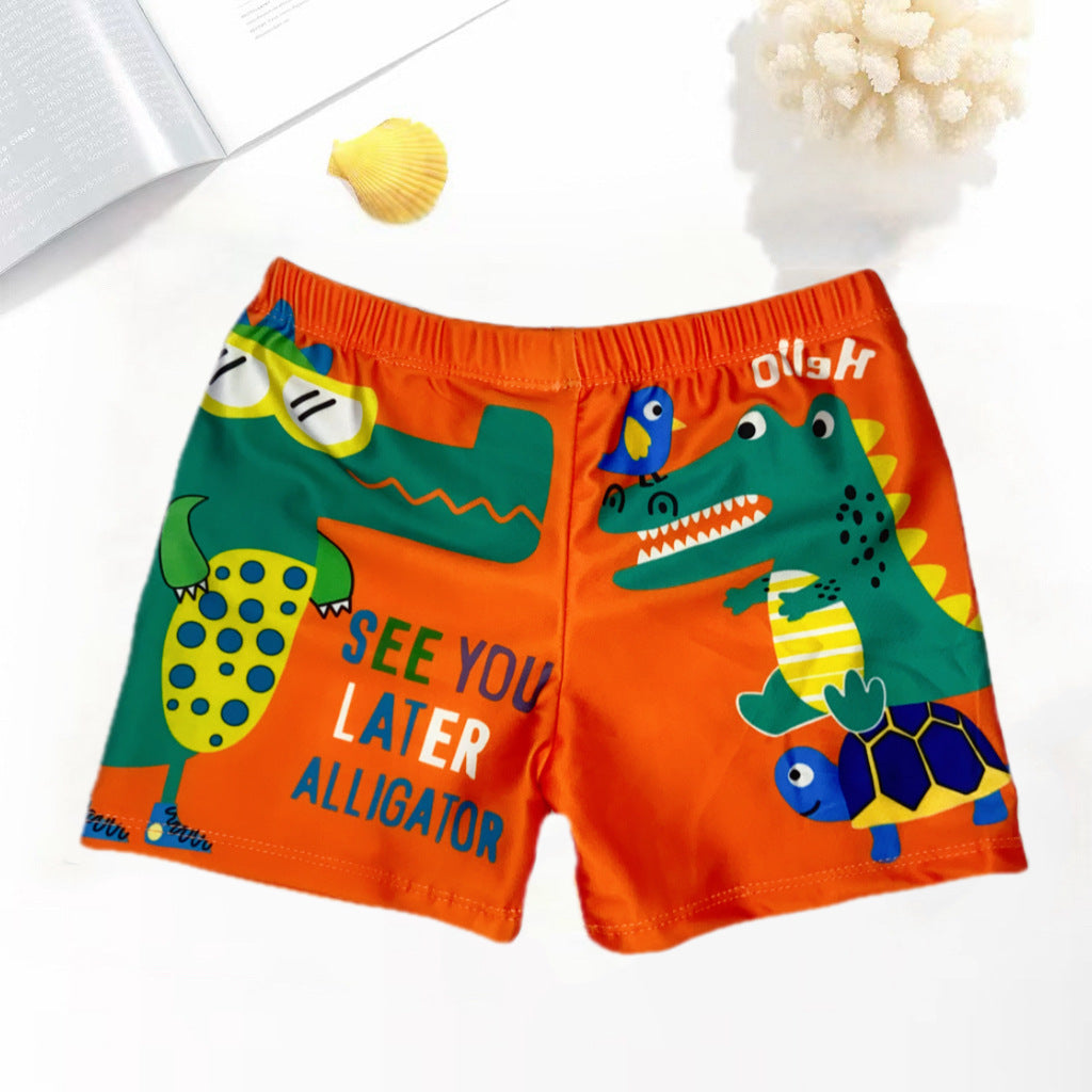 Boys' Floral Polka Dot Swimsuit (18)