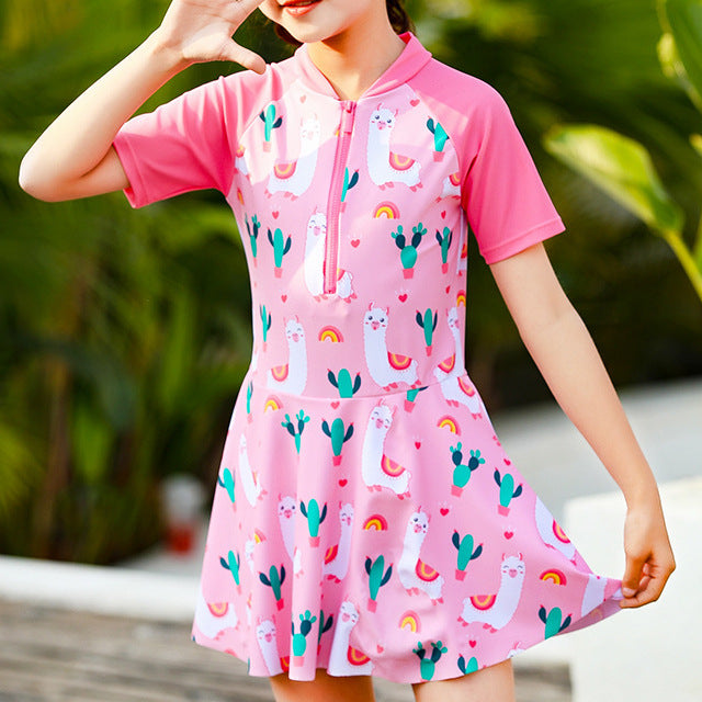 Girls' One-Piece Swimsuit (6)