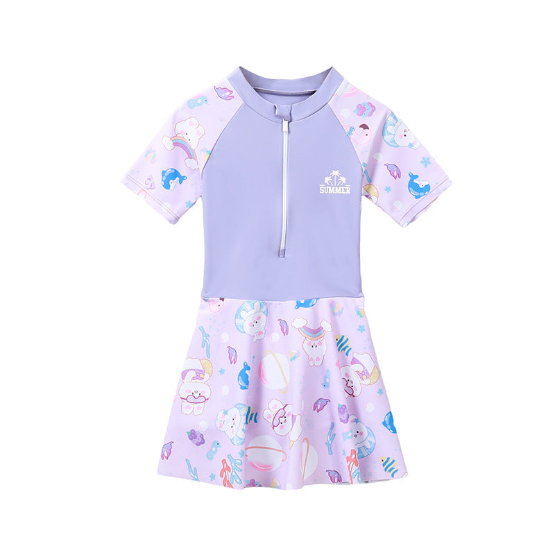 Girls' One-Piece Swimsuit (6)