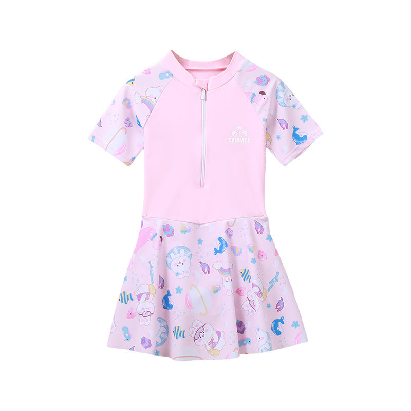 Girls' One-Piece Swimsuit (6)