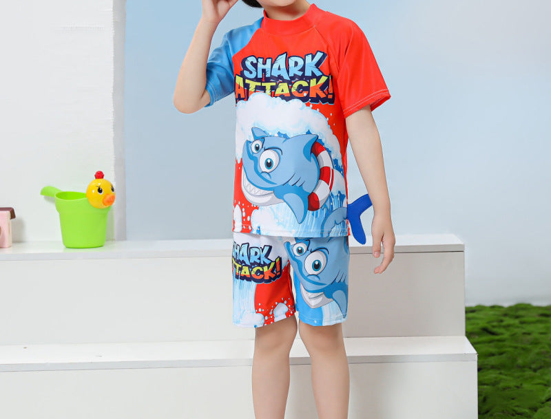 Boys' Floral Polka Dot Swimsuit (23)