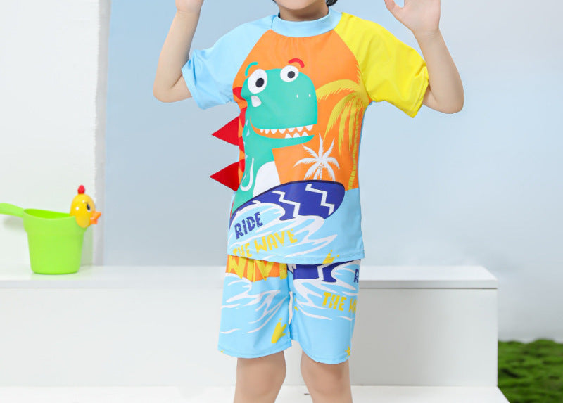 Boys' Floral Polka Dot Swimsuit (23)