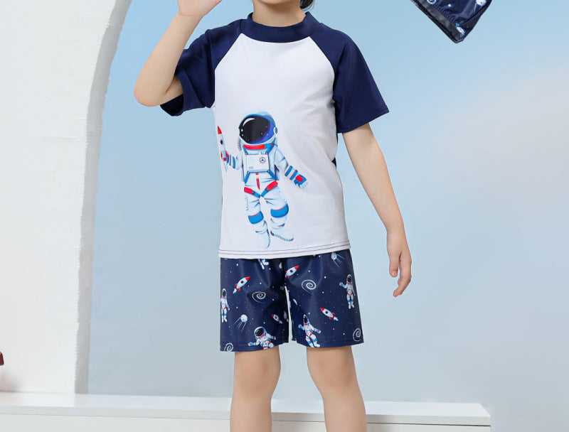 Boys' Floral Polka Dot Swimsuit (23)