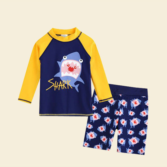 Boys' Floral Polka Dot Swimsuit (39)