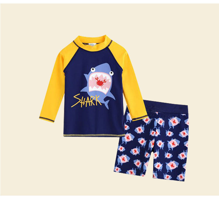 Boys' Floral Polka Dot Swimsuit (2)