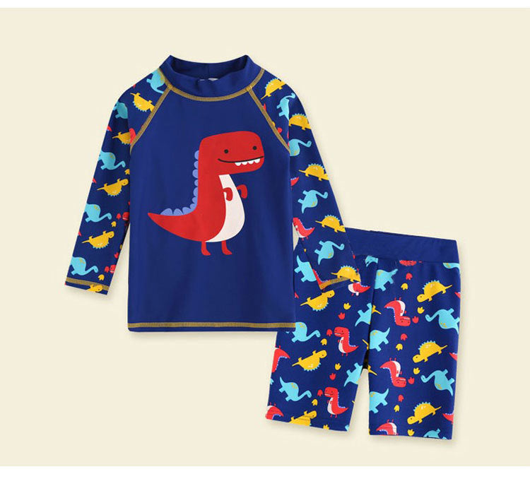 Boys' Floral Polka Dot Swimsuit (2)