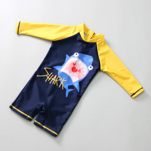Boys' Floral Polka Dot Swimsuit (2)