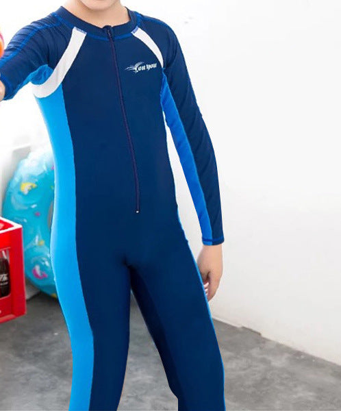 Boys' One-Piece Floral Swimsuit (7)