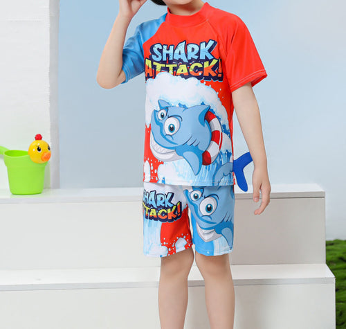 Boys' Floral Polka Dot Swimsuit (23)