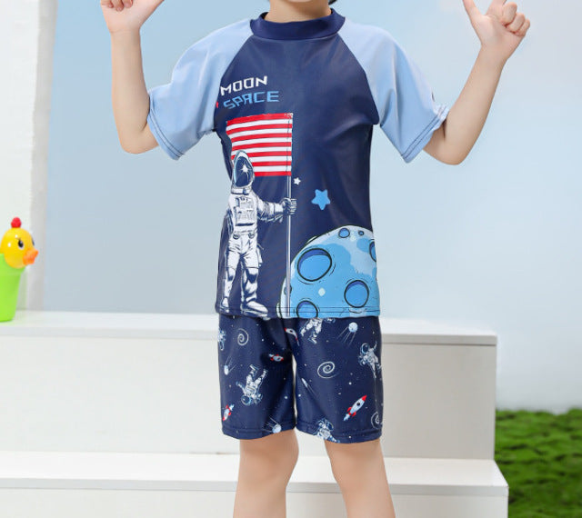 Boys' Floral Polka Dot Swimsuit (23)