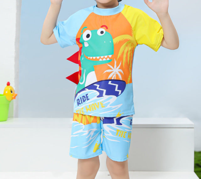Boys' Floral Polka Dot Swimsuit (23)