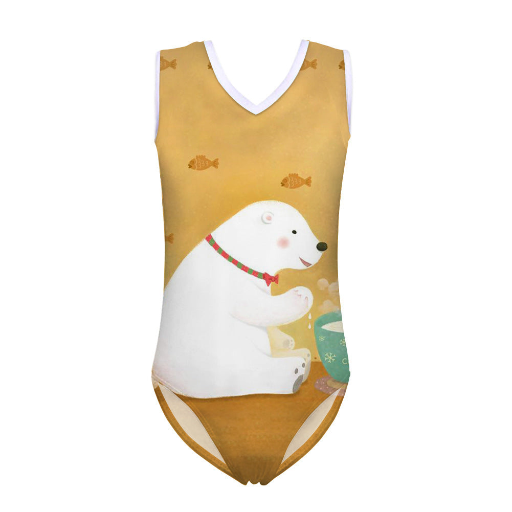 Girls' One-Piece Swimsuit (13)