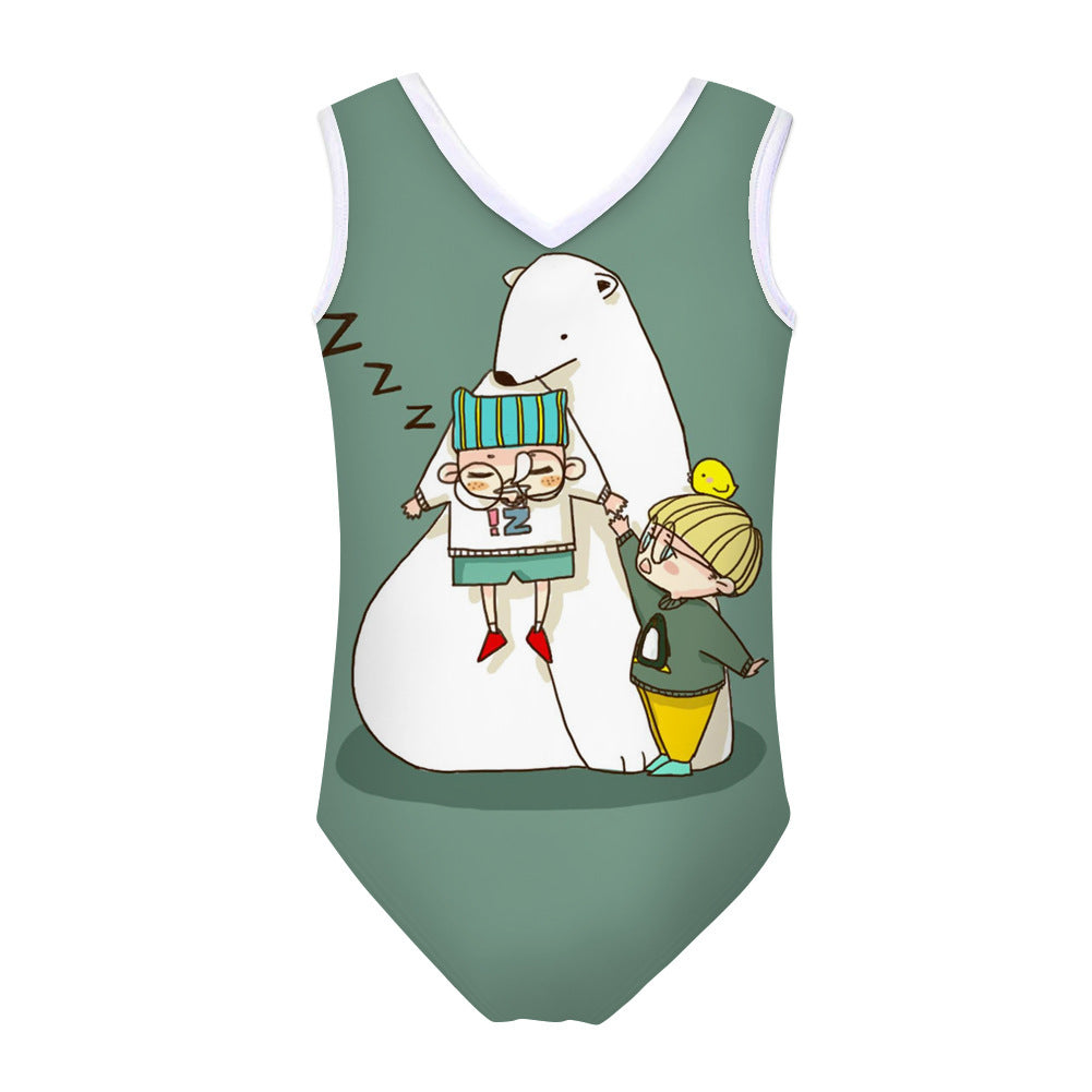 Girls' One-Piece Swimsuit (13)