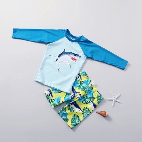 Boys' Floral Polka Dot Swimsuit (38)
