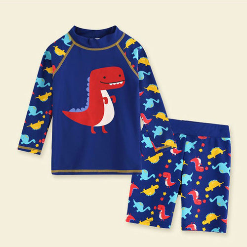 Boys' Floral Polka Dot Swimsuit (39)