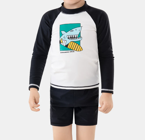 Boys' Floral Polka Dot Swimsuit (40)