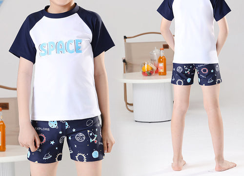 Boys' Floral Polka Dot Swimsuit (47)