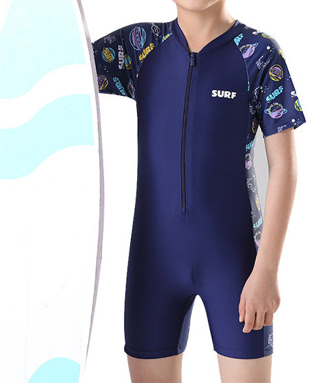 Boys' Floral Polka Dot Swimsuit (3)