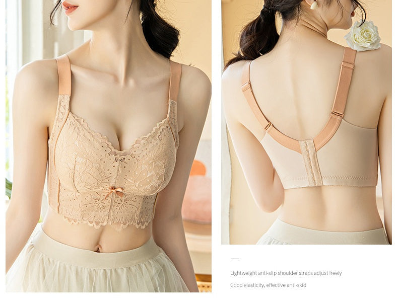 Ultra-Thin Latex Protective Bra For Big Breasts Adjustable Bra For Small Breasts Support For Breasts Thin Cup