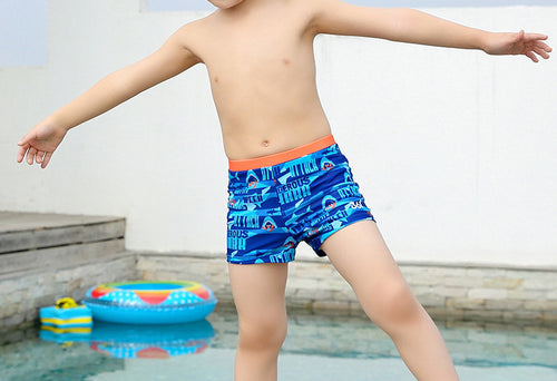 Boys' Floral Polka Dot Swimsuit (7)