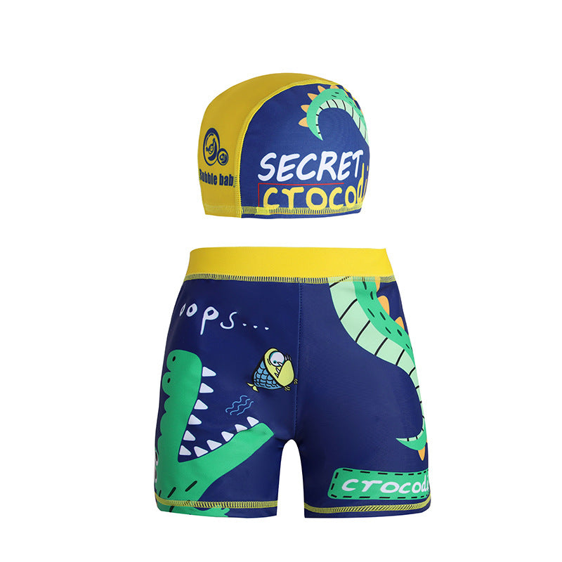 Boys' Floral Polka Dot Swimsuit (9)