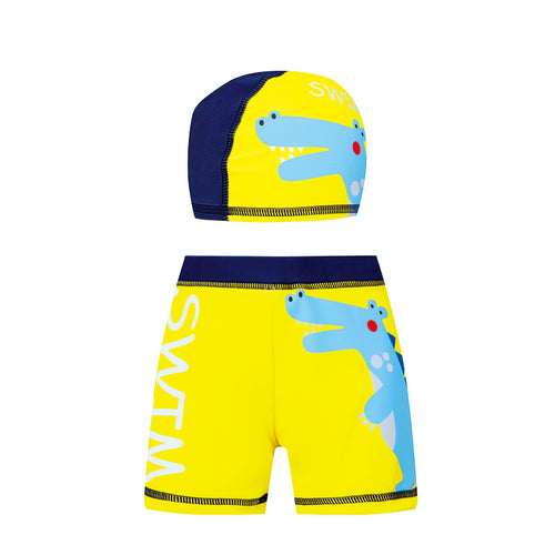 Boys' Floral Polka Dot Swimsuit (9)