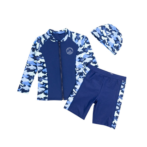 Boys' Floral Polka Dot Swimsuit (17)