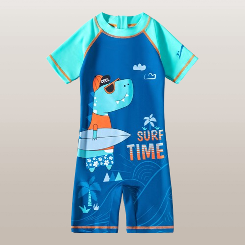 Boys' One-Piece Floral Swimsuit (5)