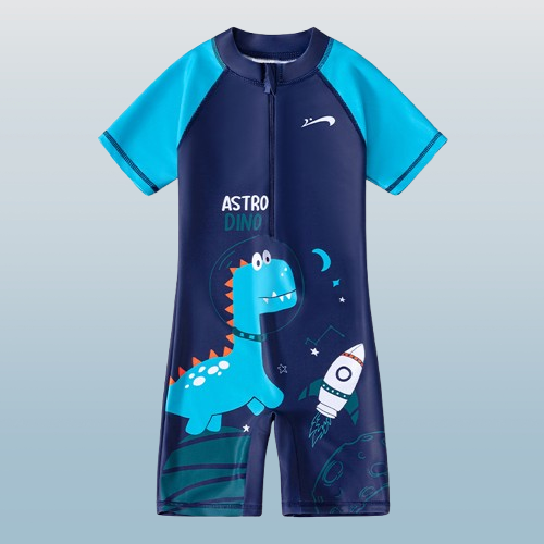 Boys' One-Piece Floral Swimsuit (5)