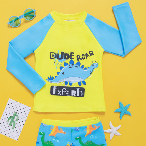 Boys' Floral Polka Dot Swimsuit (31)