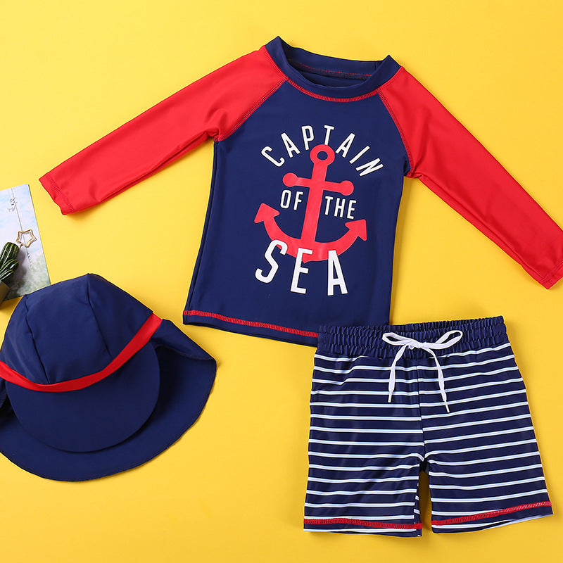 Boys' Floral Polka Dot Swimsuit (33)