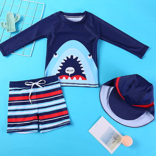 Boys' Floral Polka Dot Swimsuit (33)