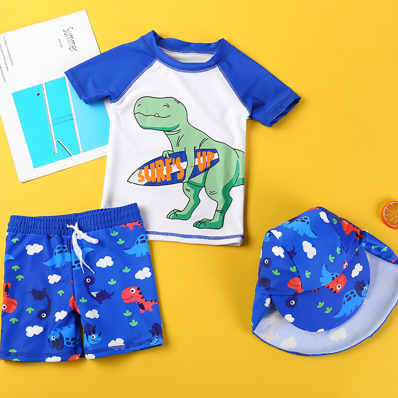 Boys' Floral Polka Dot Swimsuit (33)