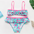 Girls' Floral Quick-Dry Swimsuit