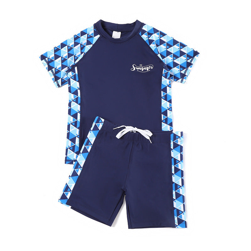 Boys' Floral Polka Dot Swimsuit (37)