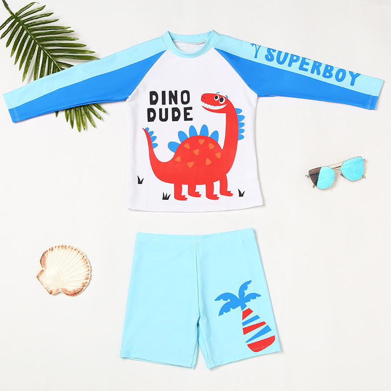 Boys' Floral Polka Dot Swimsuit (37)