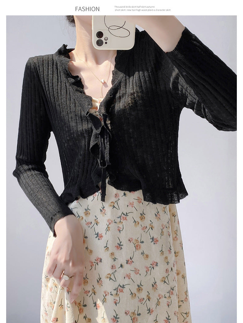 Women's Cardigan Knit Top (2)