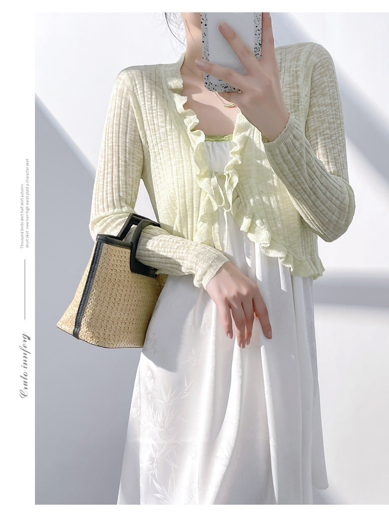 Women's Cardigan Knit Top (2)
