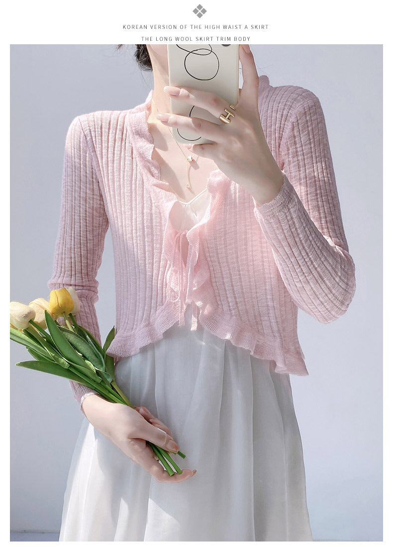 Women's Cardigan Knit Top (2)