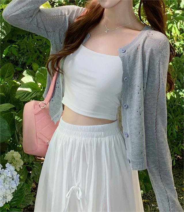 Women's Cardigan Knit Top (3)