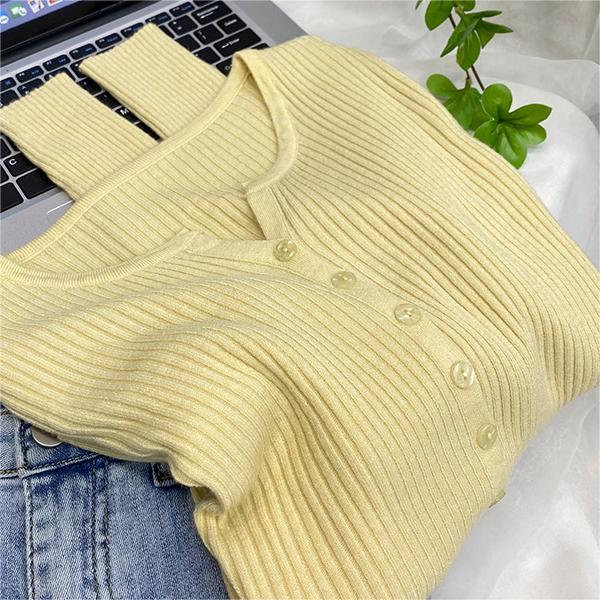 Women's Cardigan Knit Top (4)