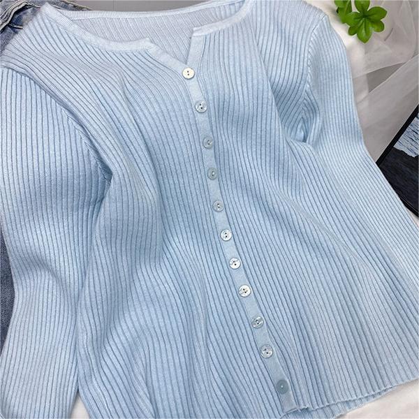 Women's Cardigan Knit Top (4)
