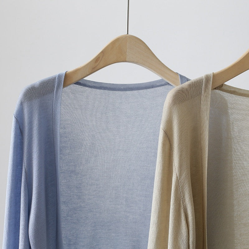 Women's Cardigan Knit Top (6)