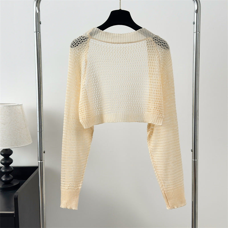 Women's Cardigan Knit Top (10)