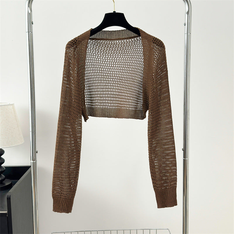 Women's Cardigan Knit Top (10)