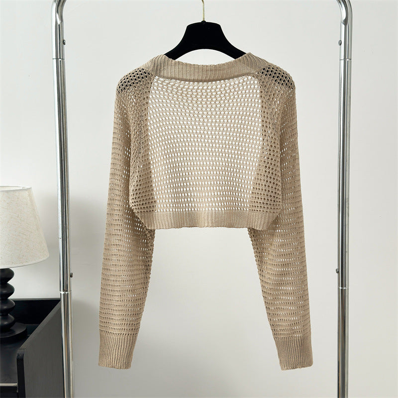Women's Cardigan Knit Top (10)