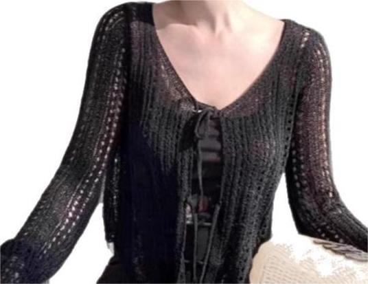 Women's Cardigan Knit Top (14)